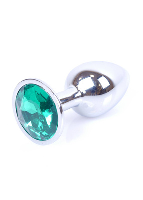 Korek Analny z Zielonym Kryształkiem Diamond Plug Green