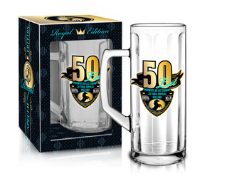 ROYAL EDITION - Kufel do Piwa 500ml - 50 lat