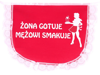 Fartuszek Żona Gotuje Mężowi Smakuje