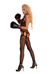 Pikantny Bodystocking Damski - Imelam LivCo Corsetti