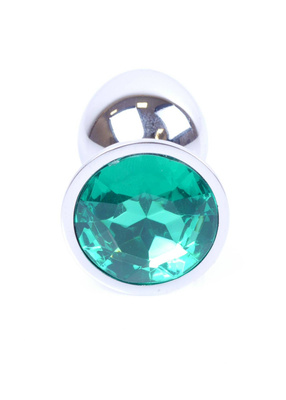 Korek Analny z Zielonym Kryształkiem Diamond Plug Green