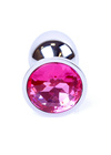 Ozdobny Korek Analny z Różowym Kryształem Diamond Plug Pink