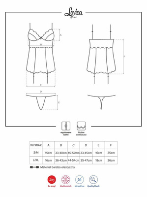 Zmysłowy Gorset i Stringi - Obsessive Lovica