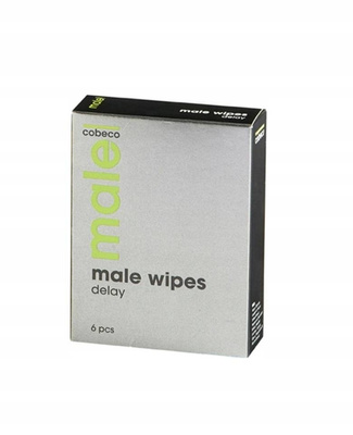 Chusteczki Opóźniające Wytrysk - Male Wipes Delay 6 x 2,5 ml