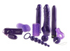 Zmysłowy 9 Elementowy Zestaw Erotyczny Mega Purple Sex Toy Kit