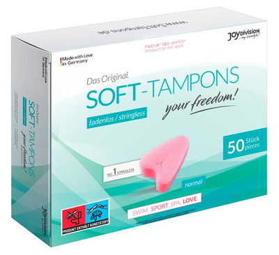 Oryginalne Miękkie Tampony Soft-Tampons Standard - 50szt.