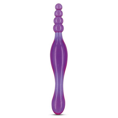 Dwustronne żelowe Dildo Galaxia Lavender