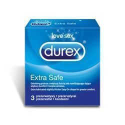 3 Prezerwatywy Durex Extra Safe