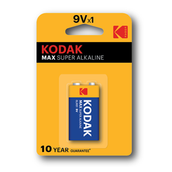 Bateria Kodak Max Super Alkaline 9V