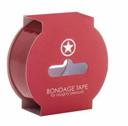 Czerwona Taśma do Wiązania - Bondage Tape - 17,5m - Red