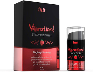 INTT WIBRATOR W PŁYNIE o Smaku Truskawki - 15ml Liquid Vibrator