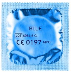 Niebieska Prezerwatywa - Amor Blue (1szt.)