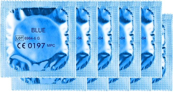 Niebieskie Prezerwatywy Amor Blue - 10 szt.