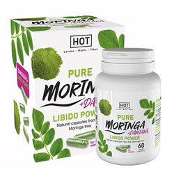 Pobudzające Tabletki Dla Kobiet - Premium Moringa +Damiana Libido Power 60 Szt.