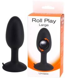Silikonowy Mini Korek Analny - Roll Play Large