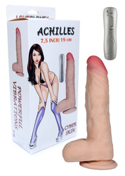 Wibrator Penis z Przyssawką Cyber Skin - LoveClonex Achilles 7,5"