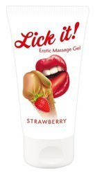 Żel Aromatyzowany Truskawką - Lick it Strawberry 50 ml