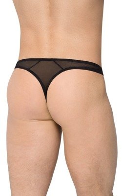 Błyszczące Stringi Męskie Wet Look SoftLine 4518