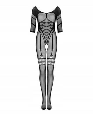 Czarny Bodystocking G329 Obsessive