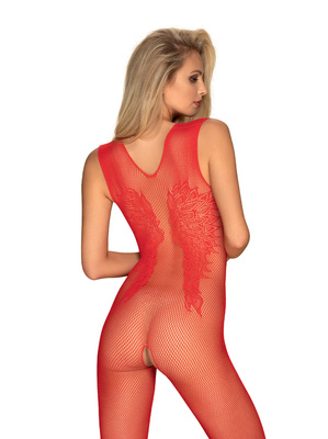 Czerwony Bodystocking - Obsessive N112