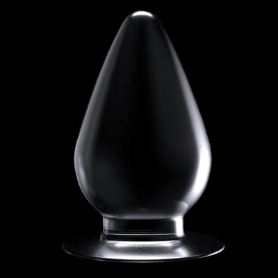 Duża Wtyczka Analna Przezroczysta - Flawless Clear Anal Plug 4.5''