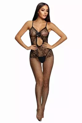 Fantazyjny Bodystocking Z Kokardką - LivCo Corsetti Magali