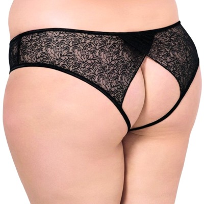 Frywolne Majteczki Damskie Otwarte Soft Line Plus Size 2467