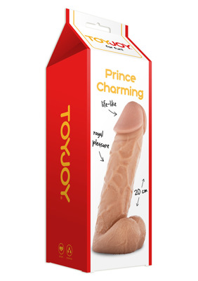 Gruby Naturalny Żelowy Penis Dildo - Prince Charming 20cm