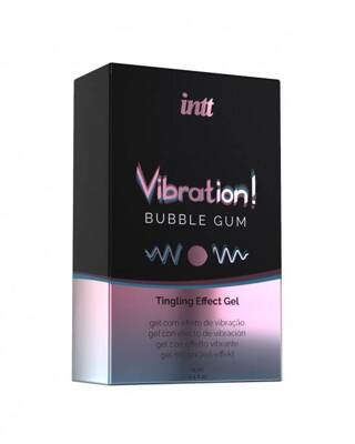 INTT WIBRATOR W ŻELU  Bubble Gum 15 ml Płynny Wibrator