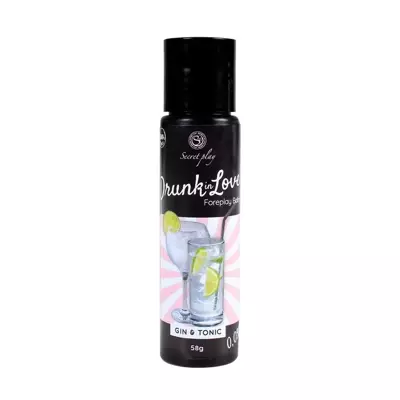 Jadalny Żel Intymny Gin Z Tonikiem - Drunk In Love Foreplay Balm - Gin & Tonic 