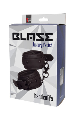 Luksusowy Fetysz - Kajdanki Na Ręce Blaze Handcuffs Black