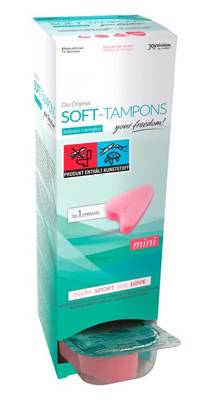 Małe Tampony z Gąbki Soft-Tampons Mini - 10szt.