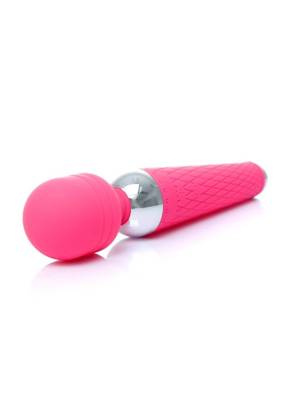 Masażer Silikonowy Power Massager Wand Różowy