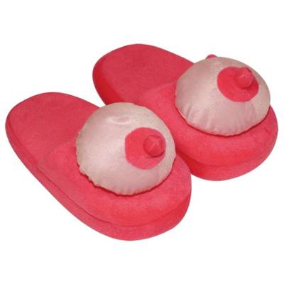 Męskie Kapcie z Biustem - Slipper Boobs Pink