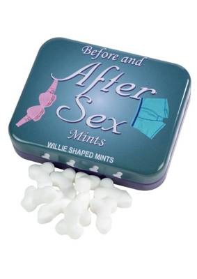 Miętówki W Kształcie Penisów - Before And After Sex - Mints Willie Shaped Mints 