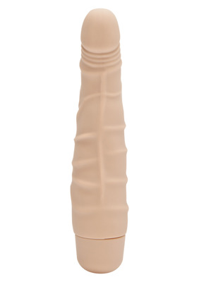 Mniejszy Naturalny Wibrator Silikonowy Penis - Silicone Classic