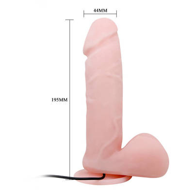 Naturalne Dildo Rotacyjne z Przyssawką - Oliver