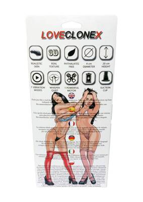 Naturalny Wibrator z Przyssawką Cyber Skóra - LoveClonex Kronos 7"