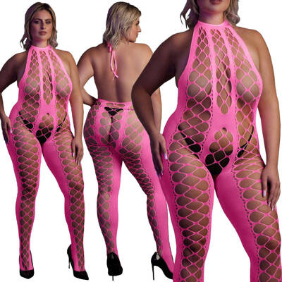 Neonowy Bodystocking Ouch! 835 Pink