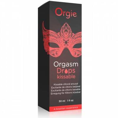 Orgie KROPLE Orgasm Drops Kissable PODNIECENIE  30 ml