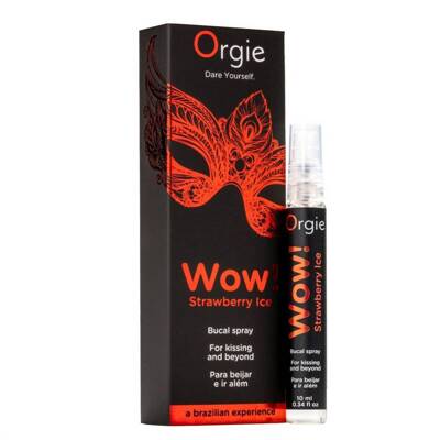 Orgie Spray Truskawkowy! Do Seksu Strawberry Ice Bucal Spray 10ml