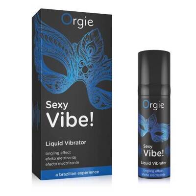 Orgie - Żel-SEXY VIBE! - LIQUID VIBRATOR - Wibrator w Płynie Niesamowity Efekt Wibracji.