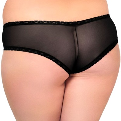 Ozdobne Figi Damskie Otwarte SoftLine Plus Size 2469