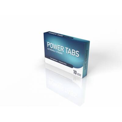 POTENCJA I EREKCJA Power Tabs - 10 kapsułek Tabletki Na POTENCJĘ 