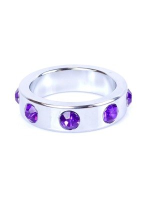 Pierścień Erekcyjny na Penisa - Purple Diamonds Large