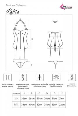 Ponętny Gorset, Podnieć Go W Sypialni! Livco Corsetti Kalisa Gorset