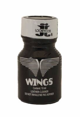 Poppers Wings Black 10ml Leather Cleaner