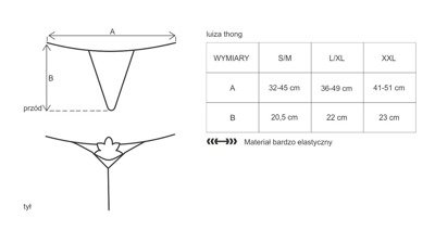 Prześwitujące Stringi - Obsessive Luiza