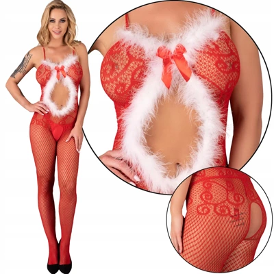 SEXY ŚWIĘTA! LivCo Corsetti Bodystocking Magali Christmas PREZENT