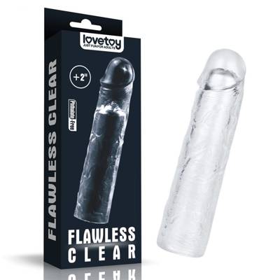 Uniwersalna Nasada na Członka - Flawless Clear Penis Sleeve Add 2''